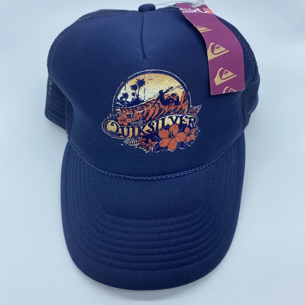 NWT Quicksilver SnapBack Trucker Hat